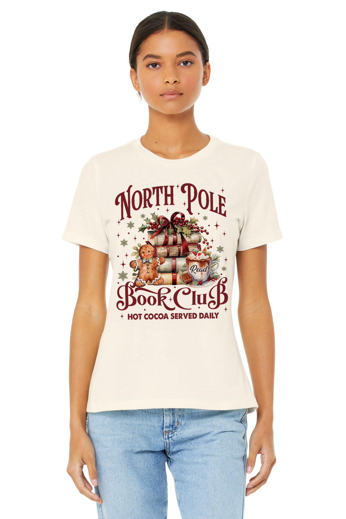 North Pole Book Club Short Sleeve t-shirt