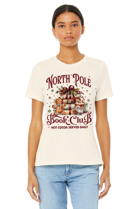 North Pole Book Club Short Sleeve t-shirt